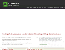 Tablet Screenshot of echidnaweb.com.au